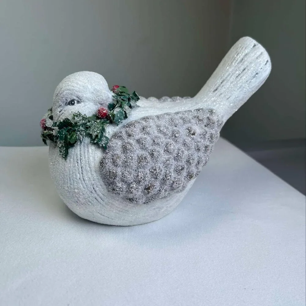 Decorative Holiday Dove Subtle Holiday Flare Sweet Peaceful Touches Cottage Lage